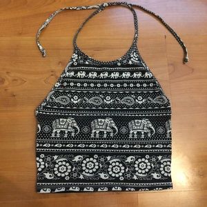Urban Outfitters Elephant Crop top